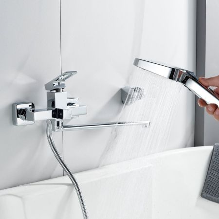 Смеситель для ванны Raffine F2296, хром