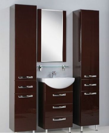 Тумба под раковину Акватон Ария 50 Н 1A140201AA010 белая глянцевая, артикул 1A140201AA010