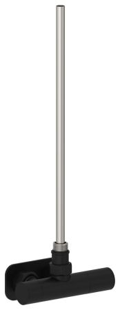 Вентиль 1х1/2" угловой маховик-скрытый EU50 правое (Матовый черный), артикул 31-1425-1234