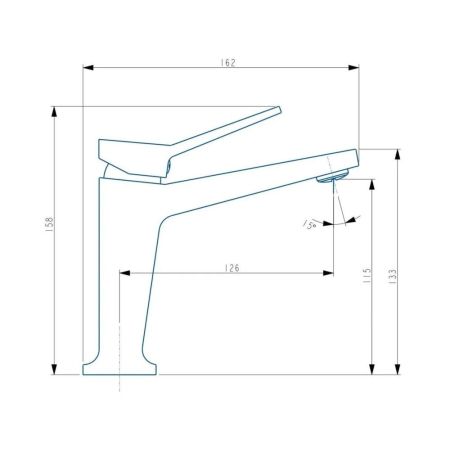 Смеситель для раковины Haiba HB10818, хром, артикул HB10818