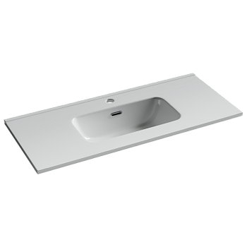 CN7030 Раковина мебельная накладная Компакт (Compact) 910x395x170, цвет белый