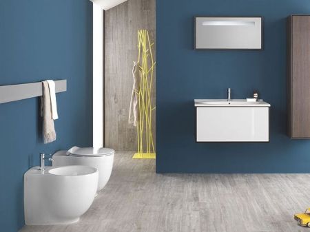 Биде Hatria Le Fiabe Y1E1 Белое, артикул Y1E101