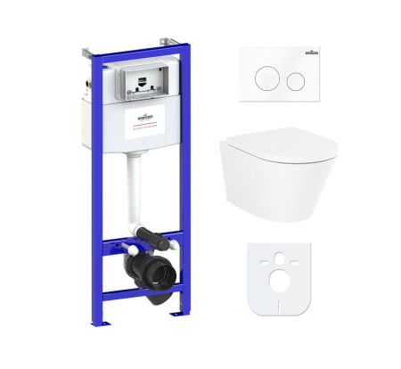 Комплект 6 в 1 Lavinia Boho Biore Rimless 77040101, премиум с пластиковой клавишей