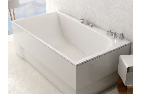 Ванна акриловая правосторонняя Vayer BOOMERANG Гл000010523, 180x80, артикул Гл000010523