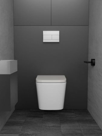 Клавиша смыва Knotlor BIS103WY, белый, артикул BIS103WY