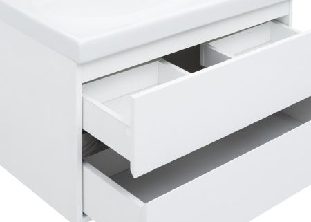 Мебель для ванной Aquanet Беркли 80 белый/дуб рошелье (зеркало дуб рошелье), артикул 00258969