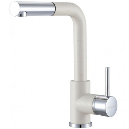 Смеситель для кухни Paulmark Kassel Ka214311-431 Белый матовый Хром, артикул Ka214311-431