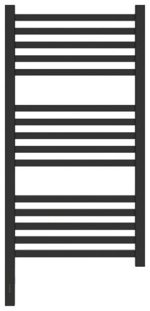 Полотенцесушитель электрический "МОДУС 3.0" 800х400 / МЭМ левый (Тёмный титан муар)