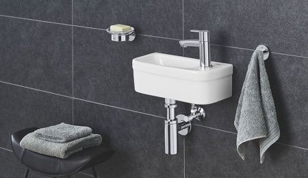 Компактная раковина GROHE Euro Ceramic 37 см, альпин-белый (39327000) Компактная раковина GROHE Euro Ceramic 37 см, альпин-белый (39327000)