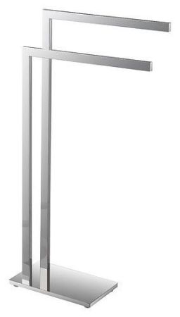 Стойка Beta с двойным держателем для полотенец 150x800x400мм, хром, артикул 132836022