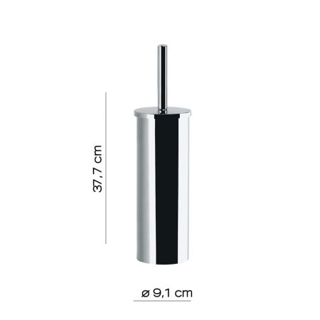 Gedy Flip, напольный металлический ёрш, цвет хром, артикул 5233(13)