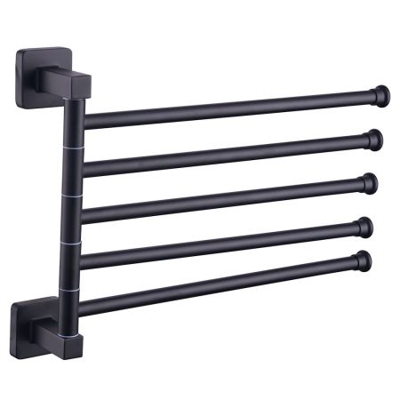 Полотенцедержатель FASHUN A2615-7, чёрный, артикул A2615-7