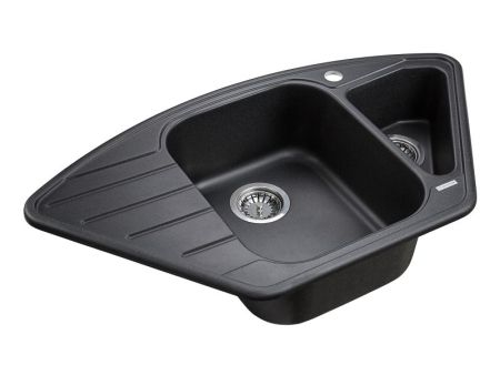 Кухонная мойка Paulmark Wiese 89 PM529050-BL Черная, артикул PM529050-BL