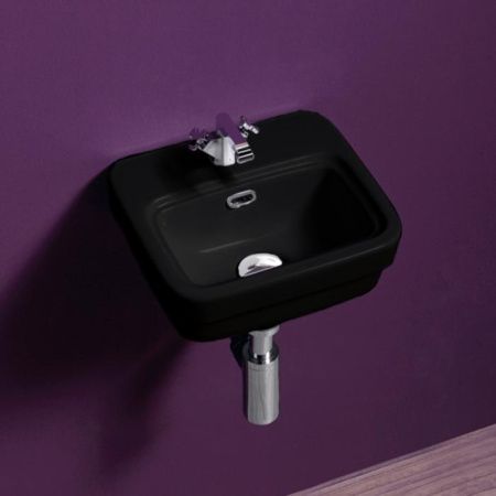 SIMAS Evolution Раковина 31х27см с 1 отв. под смеситель, цвет черный SIMAS Evolution Раковина 31х27см с 1 отв. под смеситель, цвет черный