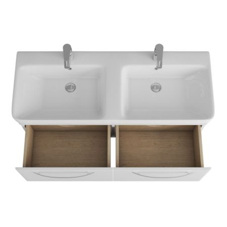 Тумба под раковину Owl 1975 Skansen 120 OW050300 подвесная Белая, артикул OW050300