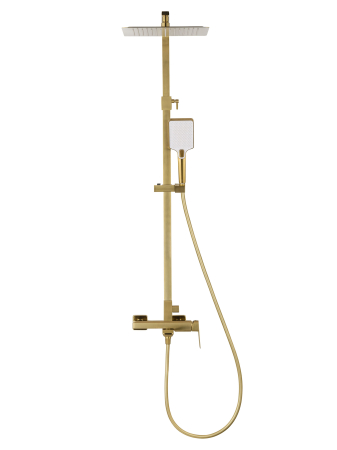 Душевая система WONZON & WOGHAND, Брашированное золото (WW-88739011-BG)