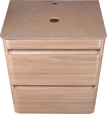 Тумба подвесная "Атлантика 60", Люкс ясень перламутр, PLUS