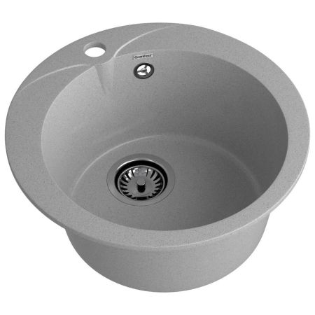 Кухонная мойка GranFest RONDO 480, серый, артикул R-480 серый