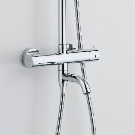 Душевая система Сантаком stOmega 7708, хром, артикул 7708