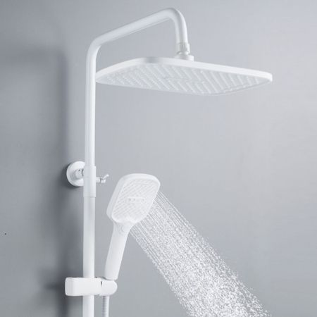 Душевая система Shevanik S4036C, белый