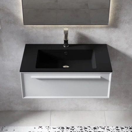 Раковина Paola Nero 800 ST-B, черный, артикул Nero 800 ST-B