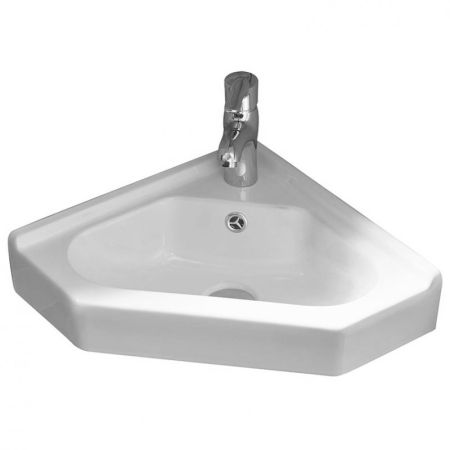 Раковина SantiLine 55 SL-2020 угловая Белая