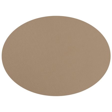 ADJ Овальный плейсмат, 47,5x35 см., цвет: капучино/шоколад, артикул 0001.04/06
