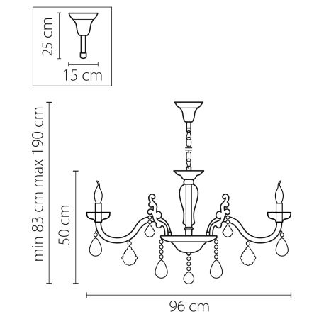 Люстра подвесная Artifici Lightstar Premium 719108, артикул 719108