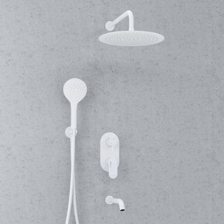 A85161 Встраиваемый комлплект для ванны с верхней душевой насадкой, лейкой и изливом, артикул A85161