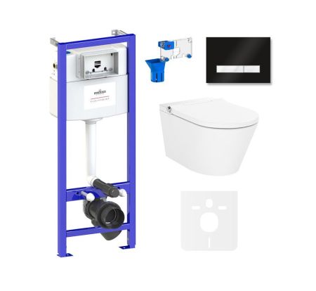 Комплект для подвесного унитаза 7 в 1 Lavinia Boho Relfix Smart V-Clean 87561164, артикул 87561164