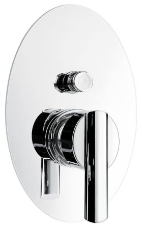 Внутристенный смеситель Elly на 2 выхода, цвет хром, артикул 41019CR
