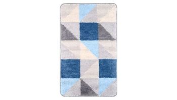 Коврик для ванной комнаты FIXSEN VISA FX-5005X, серо-голубой