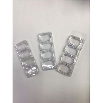 Кольца для шторы в ванную Savol S-YLK003, серый