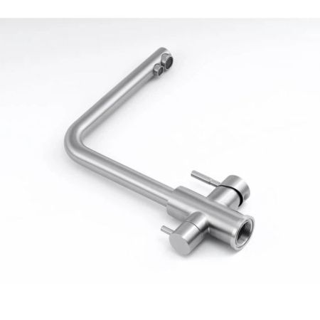 Смеситель для кухни с подключением фильтра Knotlor SS-08, сатин, артикул SS-08