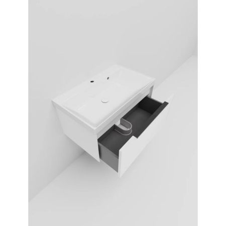 Тумба под раковину подвесная La Fenice SIMPLA FNC-01-SIM-B-80, белая, артикул FNC-01-SIM-B-80