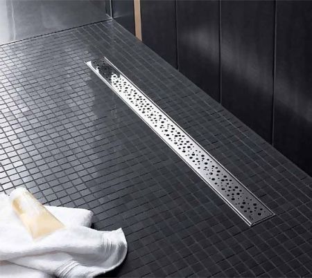 Решетка "drops", 900 мм, нерж. сталь, полир., артикул 600930