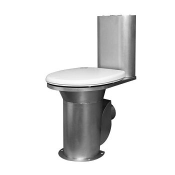 Унитаз напольный с баком антивандальный Тругор УНсбАУЛЬТРА ЛАЙТ, сатин