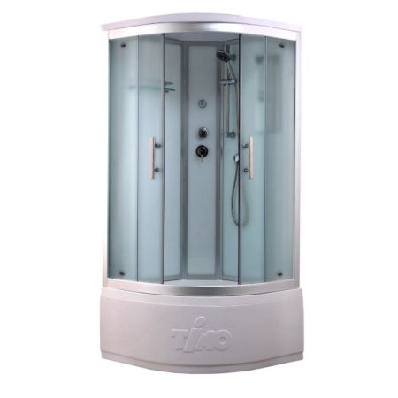 Душевая кабина Timo Standart Silver Fabric T-6600SF, 100x100x220