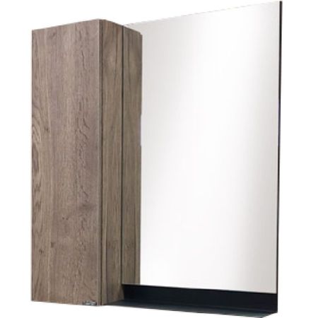 Зеркало со шкафом Comforty Кельн 75 4149061 Дуб темный, артикул 4149061