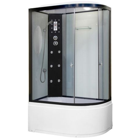 Душевая кабина Niagara NG-1910 120x80 L стекло тонированное задние стенки Белые, артикул 19100134L