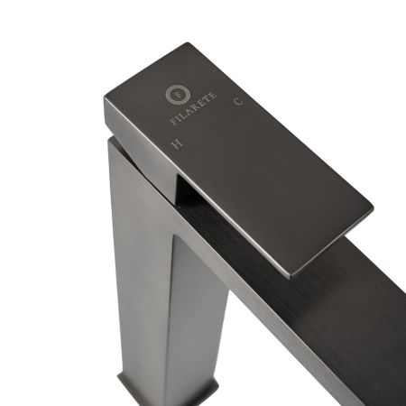 Смеситель для раковины высокий FILARETE Fing FL6040BG, графит