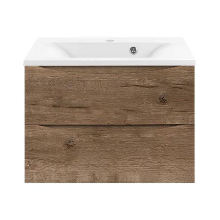 База под раковину Mia 650 подвесная, 2 выкатных ящика soft close, V.Oak, артикул VMC-2MA650VO