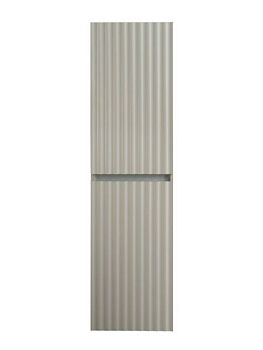 ELEGANT Пенал настенный, подвесной, Светло-серый матовый AM-ELEGANT-1500-2А-SO-GCM-LED