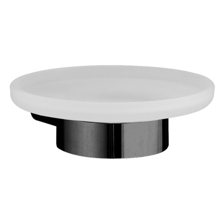 CISAL System Мыльница подвесная, цвет матовое стекло/черный матовый, артикул SY09060040