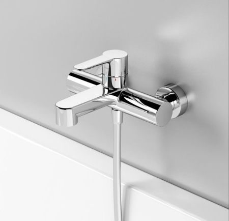 Смеситель для ванны с душем  RAVAK PURI X070115 (хром, L-19,4), шт