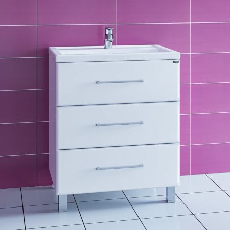 Тумба для умыв. "Омега-70" 3 ящ. напол. (Ум. Фостер 70), артикул 207039