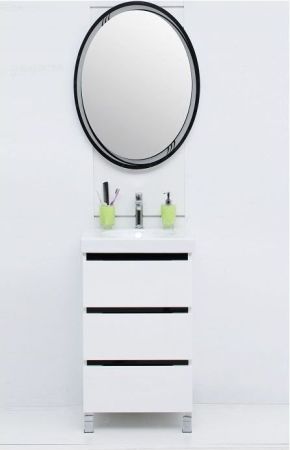 Тумба с раковиной De Aqua Ариетта 50 белый, артикул 00212687