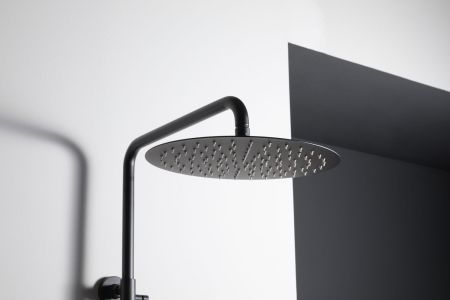 Душевая стойка Allen Brau Priority 5.31A10-31 черный матовый, артикул 5.31A10-31