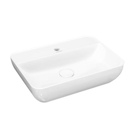 Раковина PLAZA подвесная 55, белая глянцевая, артикул PLR.wb.55.02