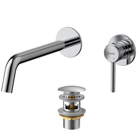 Смеситель Lemark Beluga для раковины встраиваемый (LMF-8033B-C), артикул LMF-8033B-C